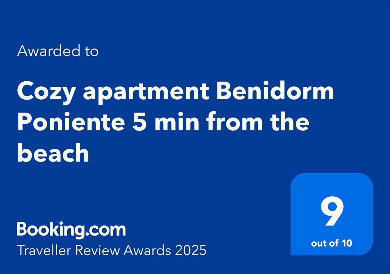 Cozy Apartment Benidorm Poniente 5 Min From The Beach Экстерьер фото